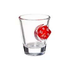Red Dice Shot Glass - 2 oz. at Spencer's