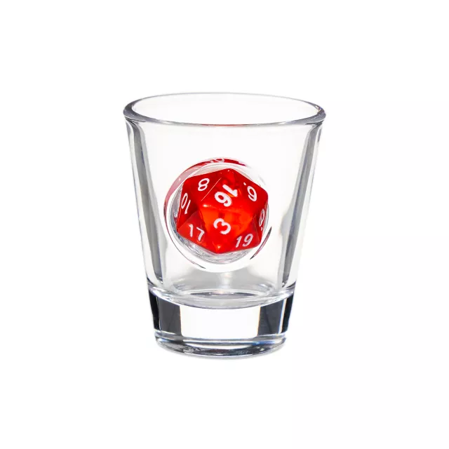 Red Dice Shot Glass - 2 oz. at Spencer's