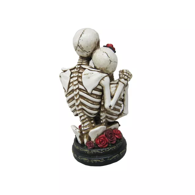 Gothic Skeleton Couple Statue at Spencer's