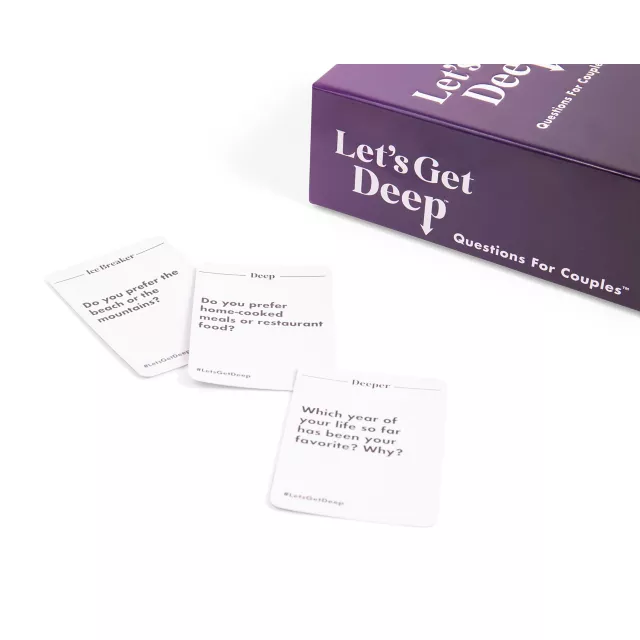 Let's Get Deep Couples Game at Spencer's