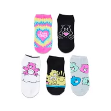Multi-Pack Care Bear No-Show Socks at Spencer's
