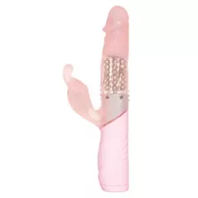 Extreme Passion 2.0 Pink 8-Function Waterproof Rabbit Vibrator 10 Inch - Hott Love at Spencer's