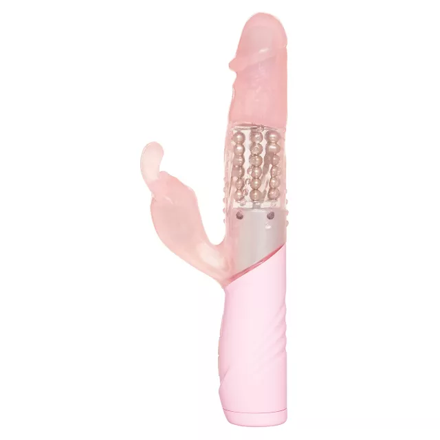 Extreme Passion Pink 2.0 8-Function Waterproof Rabbit Vibrator 10 Inch - Hott Love