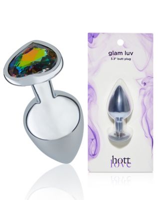 Glam Luv Metal Butt Plug 3.3 Inch - Hott Love