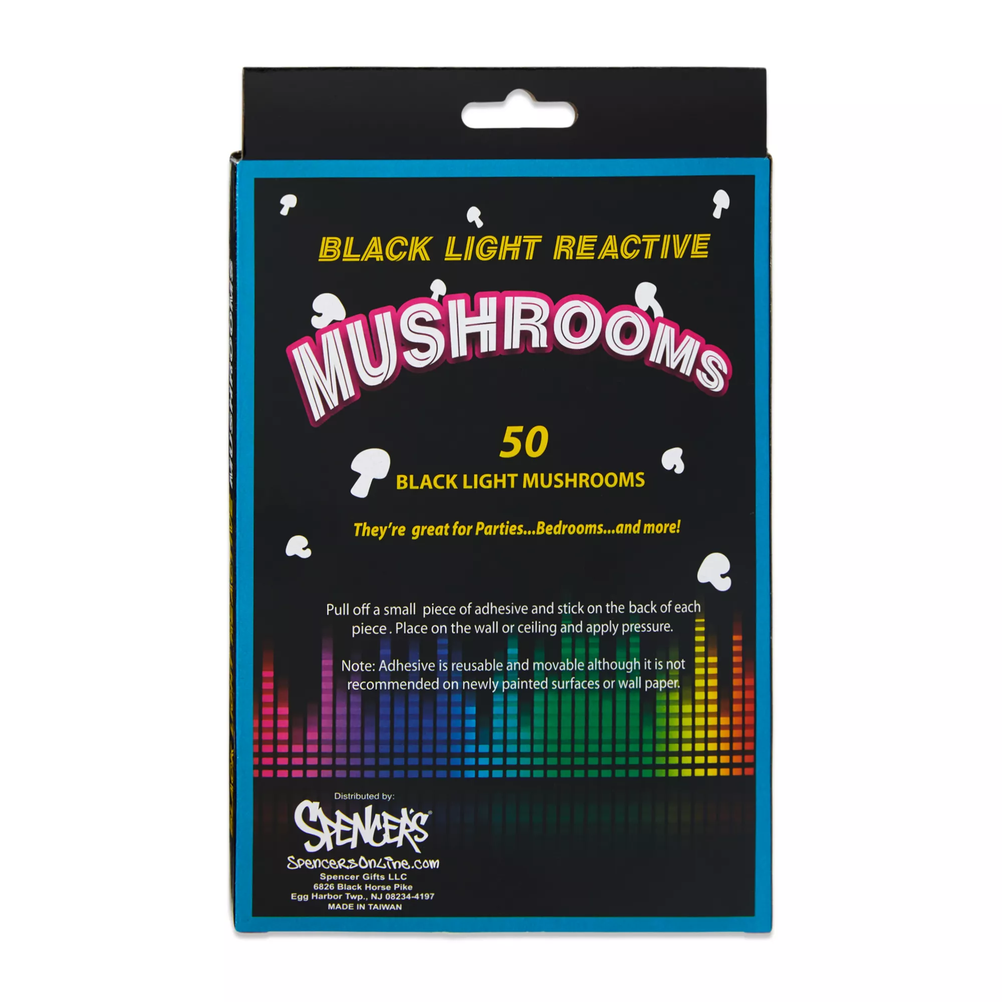 Black Light Mushrooms - 50 Pack at Spirit Halloween