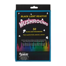 Black Light Mushrooms - 50 Pack at Spirit Halloween