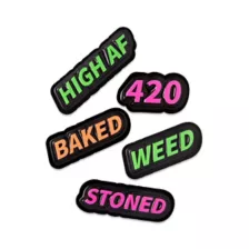 Black Light Weed Words - 24 Pack at Spencer's