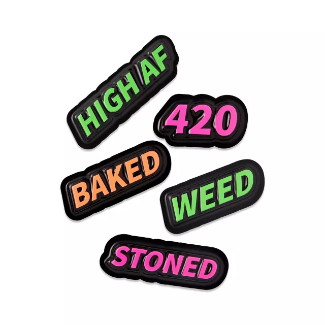 Black Light Weed Words - 24 Pack at Spencer's