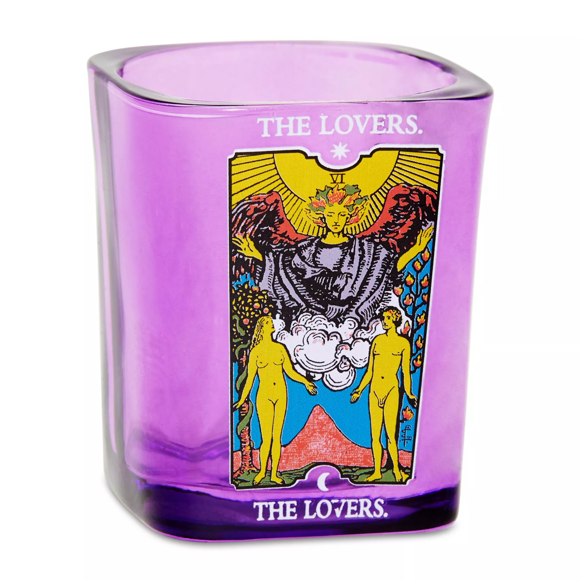 The Lovers Tarot Card Shot Glass - 2 oz. at Spencer's