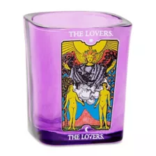 The Lovers Tarot Card Shot Glass - 2 oz. at Spencer's