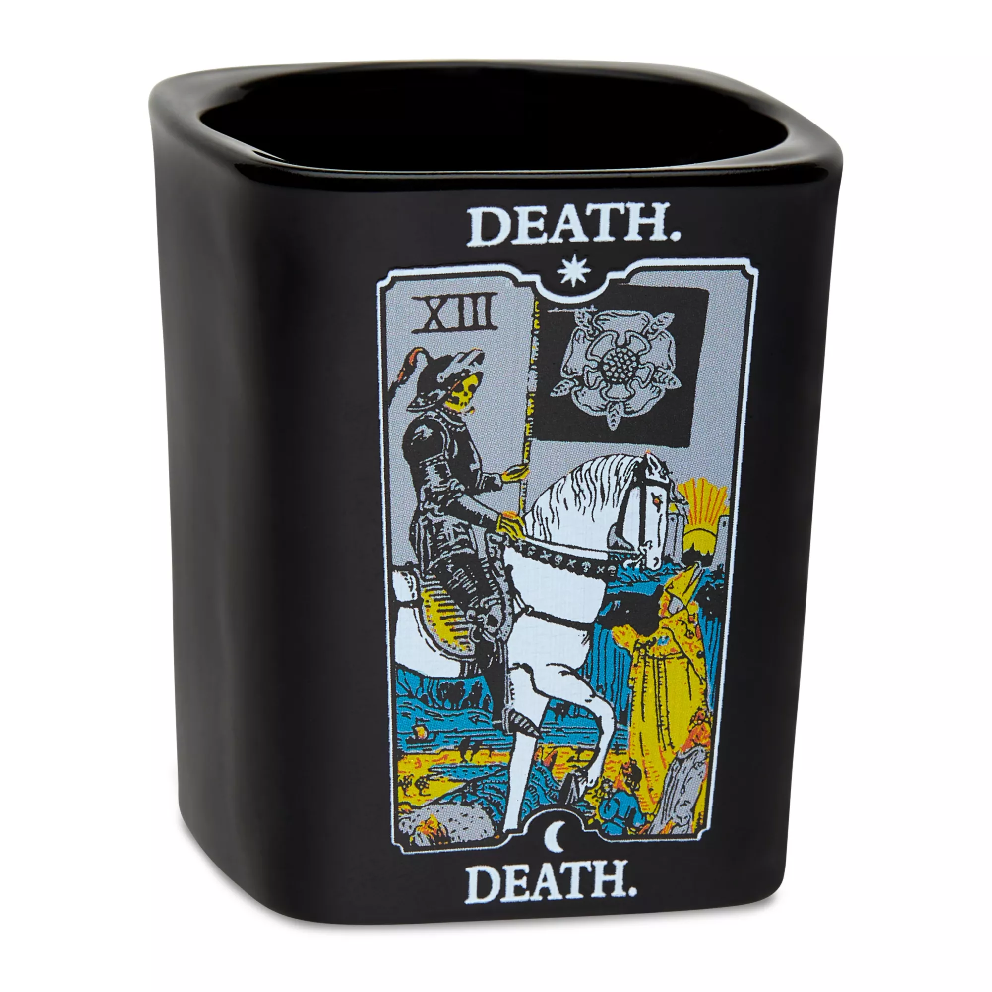 The Death Tarot Card Shot Glass - 2 oz. at Spencer's