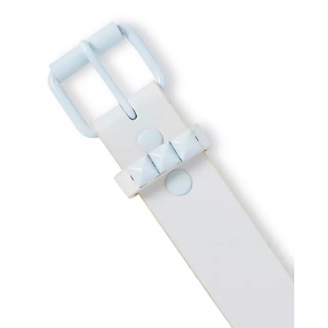 White Studded Belt at Spencer's