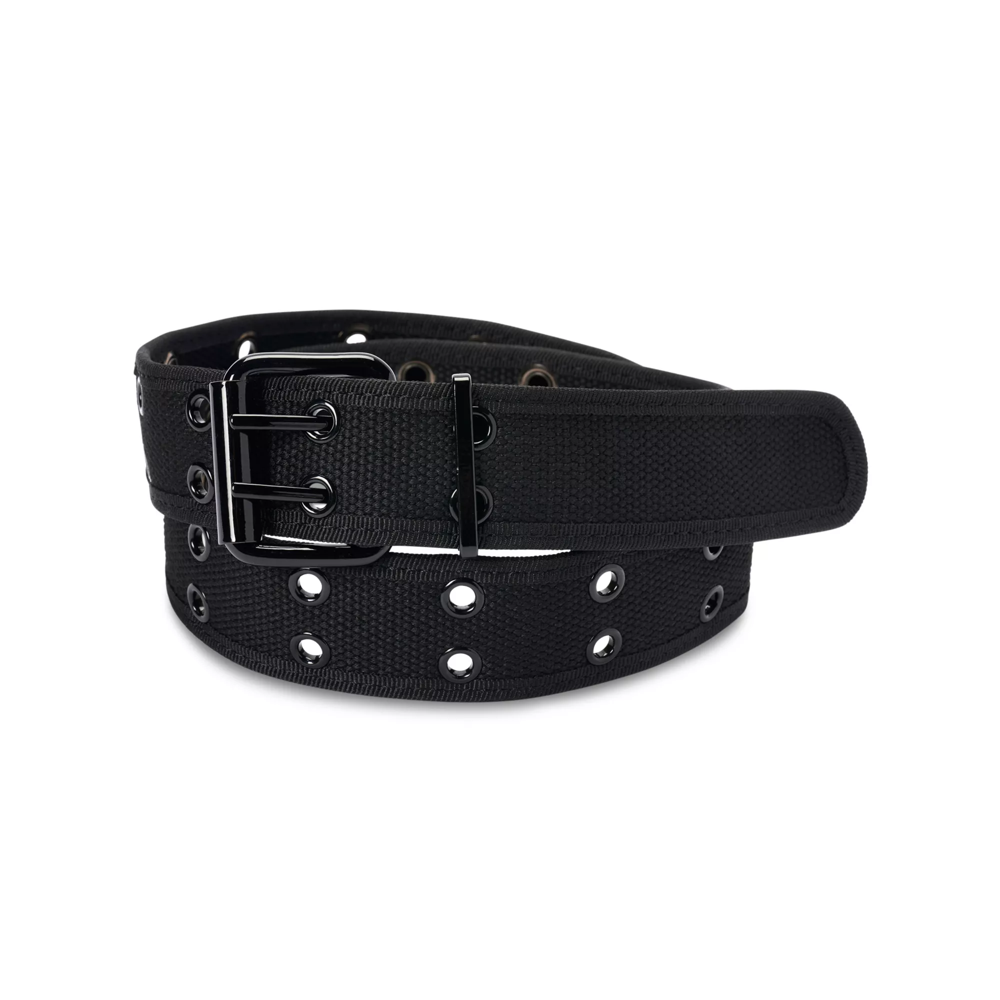 Double Eyelet Black Belt at Spencer's