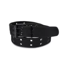 Double Eyelet Black Belt at Spencer's