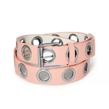 Pink Large Eyelet Belt at Spencer's