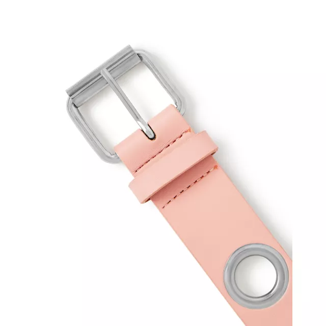 Pink Large Eyelet Belt at Spencer's