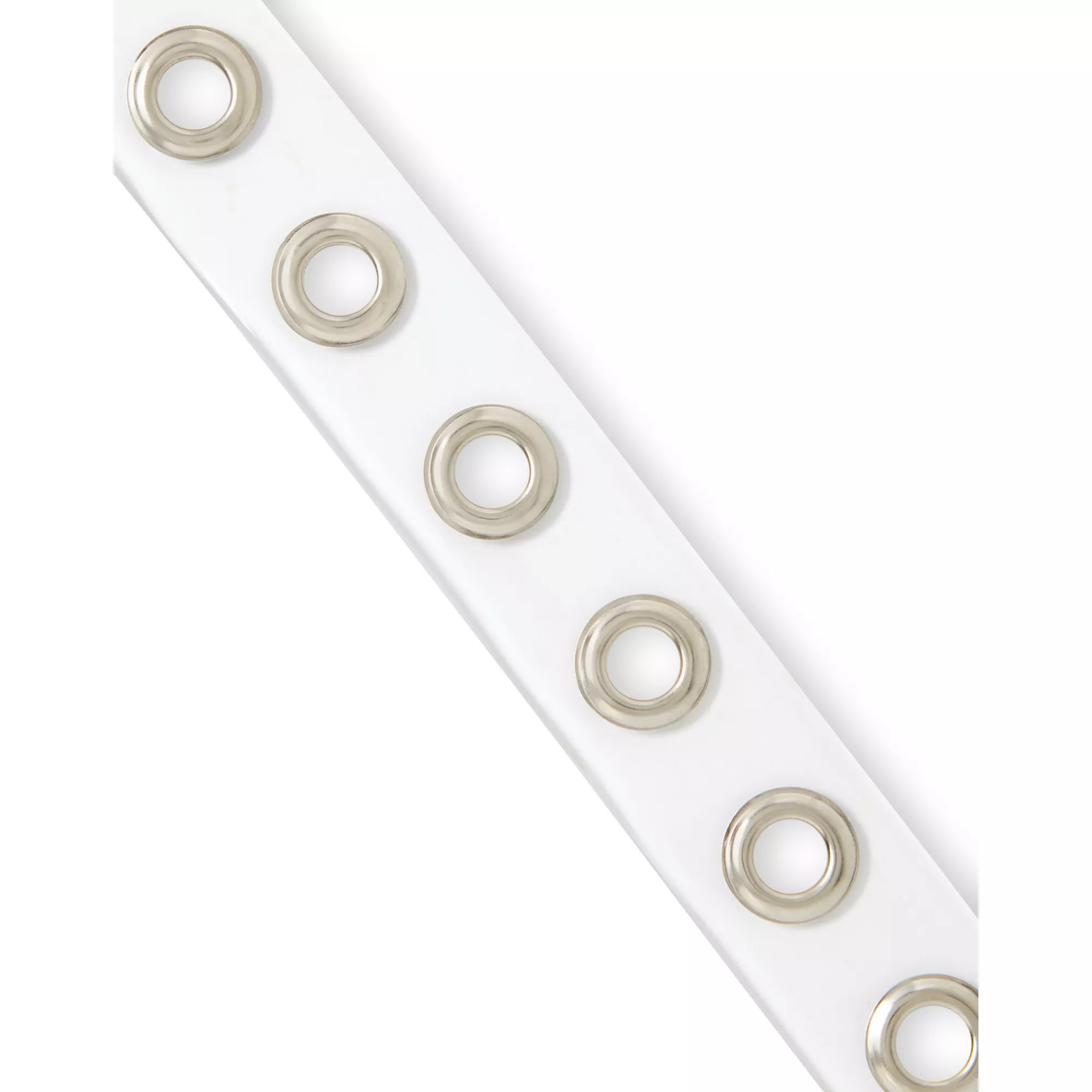 Clear Large Eyelet Belt at Spencer's