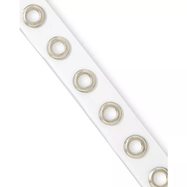 Clear Large Eyelet Belt at Spencer's