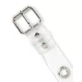 Clear Large Eyelet Belt at Spencer's