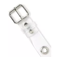 Clear Large Eyelet Belt at Spencer's