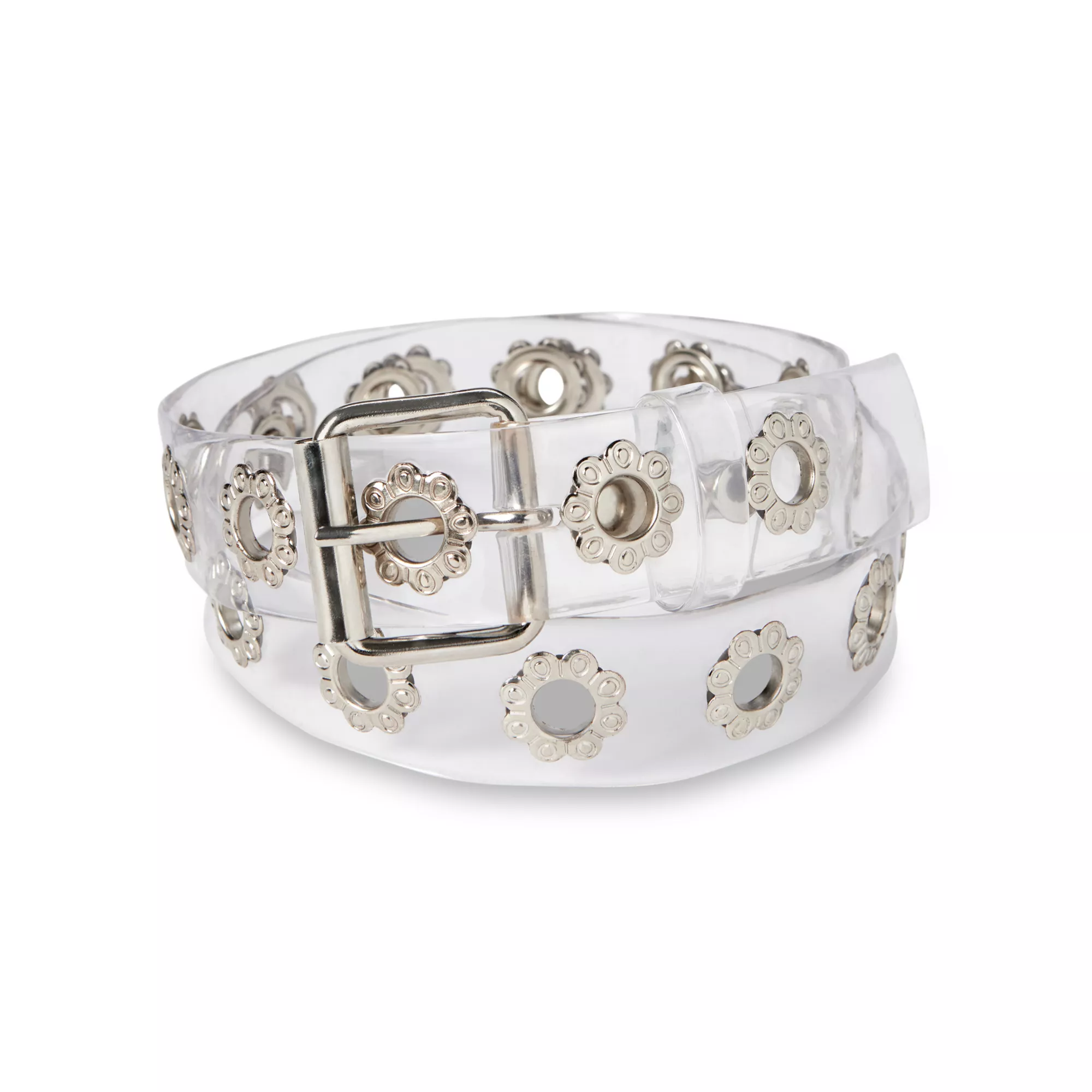 Flower Eyelet Belt at Spencer's