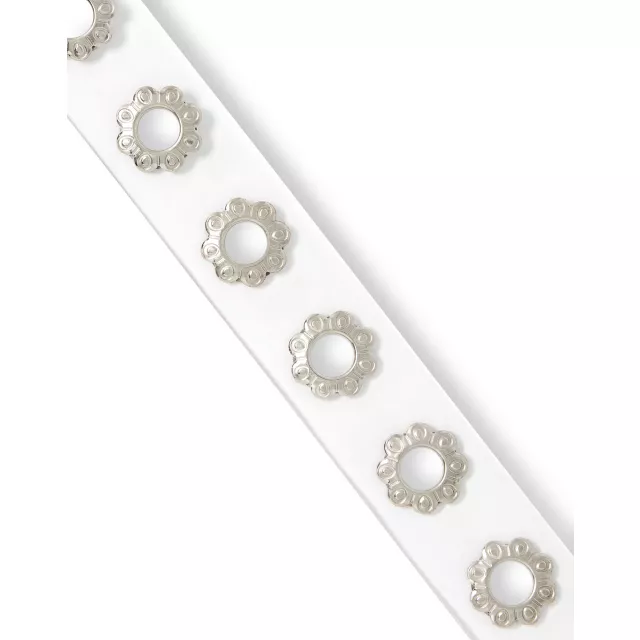 Flower Eyelet Belt at Spencer's