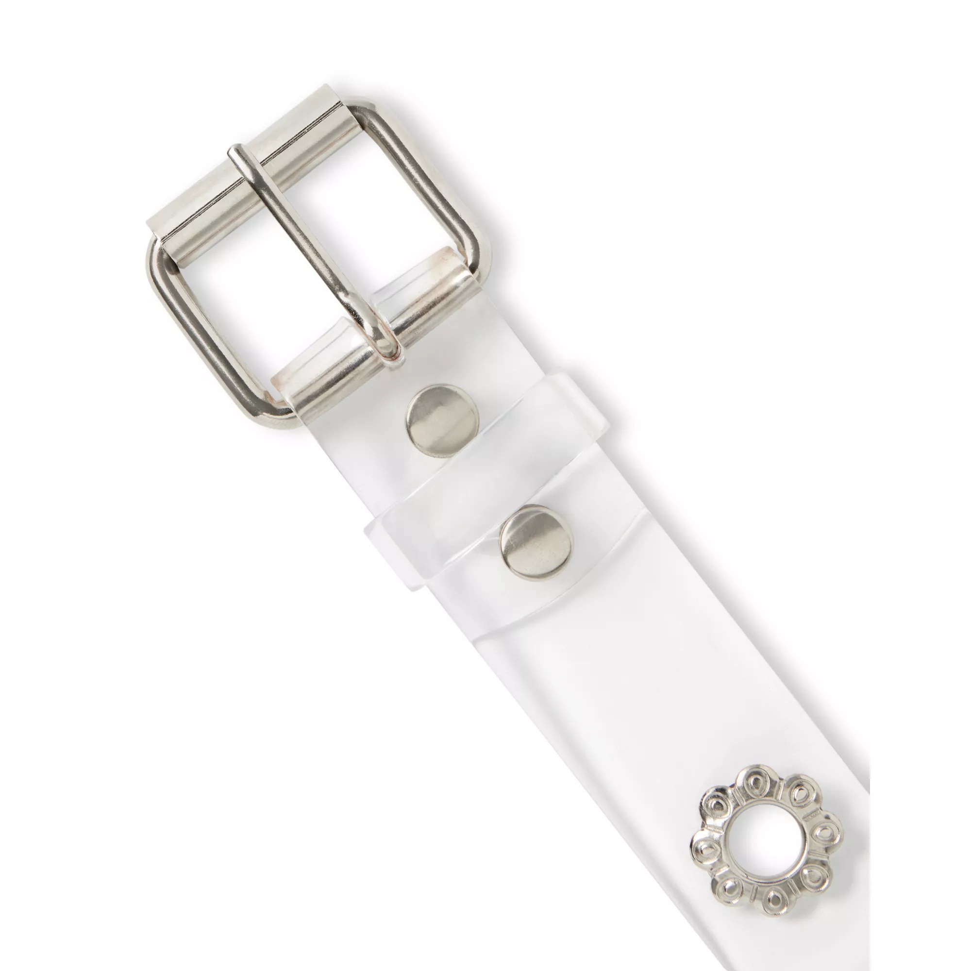 Flower Eyelet Belt at Spencer's