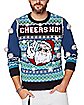 Light-Up Cheers Ho Ugly Christmas Sweater