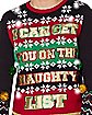 Light-Up Naughty List Ugly Christmas Sweater