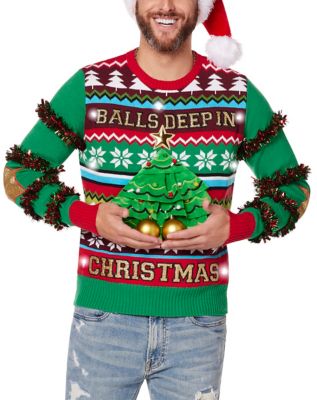 Blue balls christmas clearance sweater