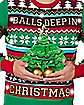 Light-Up Balls Deep in Christmas Ugly Christmas Sweater