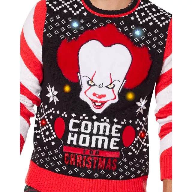 Pennywise ugly christmas sweater hotsell