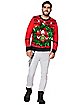 Light-Up Jerry Wreath Ugly Christmas Sweater - Rick and Morty