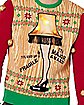 Light-Up Leg Lamp Ugly Christmas Sweater - A Christmas Story