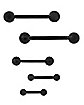 Multi-Pack Black Barbells - 14-16 Gauge