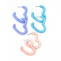 Multi-Pack Pastel Heart Earrings 3 Pair at Spencer's