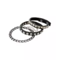 Multi-Pack Studded Bracelets - 3 Pack at Spencer's