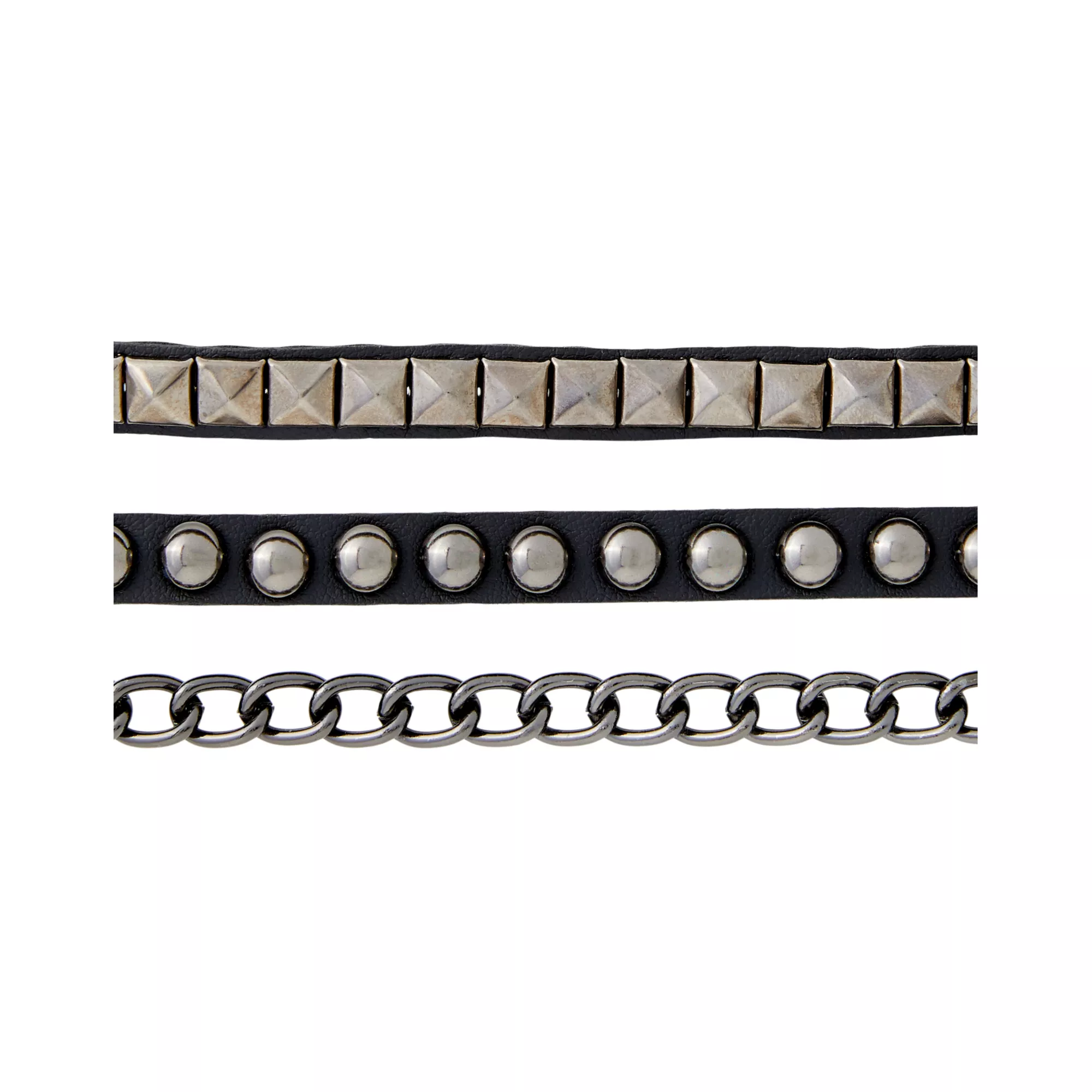 Multi-Pack Studded Bracelets - 3 Pack