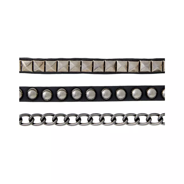 Multi-Pack Studded Bracelets - 3 Pack at Spencer's