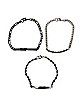 Multi-Pack Hem and Swirl Chain Bracelets - 3 Pack
