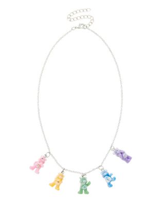 Assorted Care Bears Dangle Choker Necklace - Spencer's