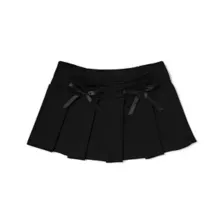 Black Bow Mini Skirt at Spencer's