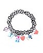 Multiple Charms Choker Necklace