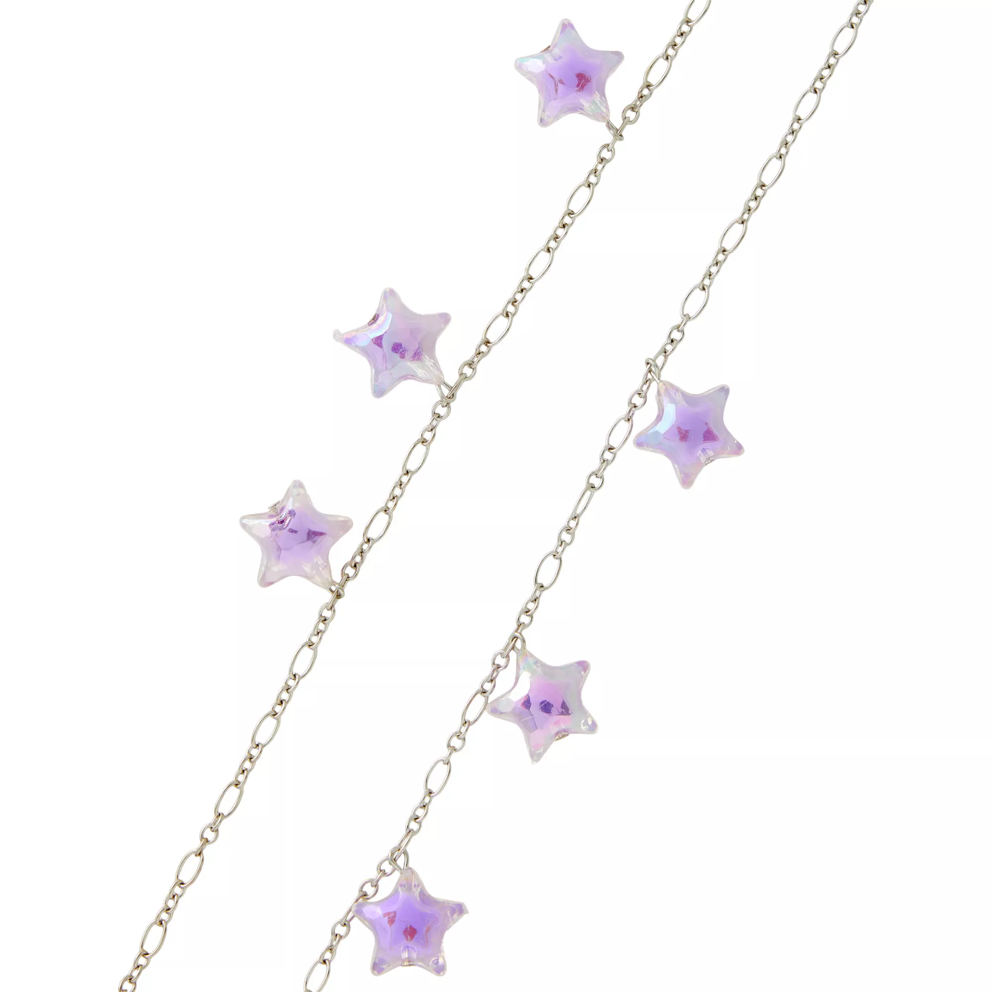 Iridescent Stars Wallet Chain at Spencer's