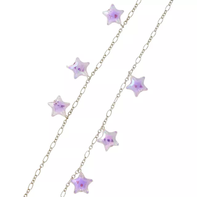 Iridescent Stars Wallet Chain at Spencer's