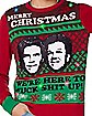 Light-Up Fuck Shit Up Ugly Christmas Sweater - Step Brothers