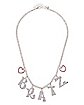 Bratz CZ Heart Charm Necklace