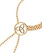 Triquetra Chain Hand Bracelet