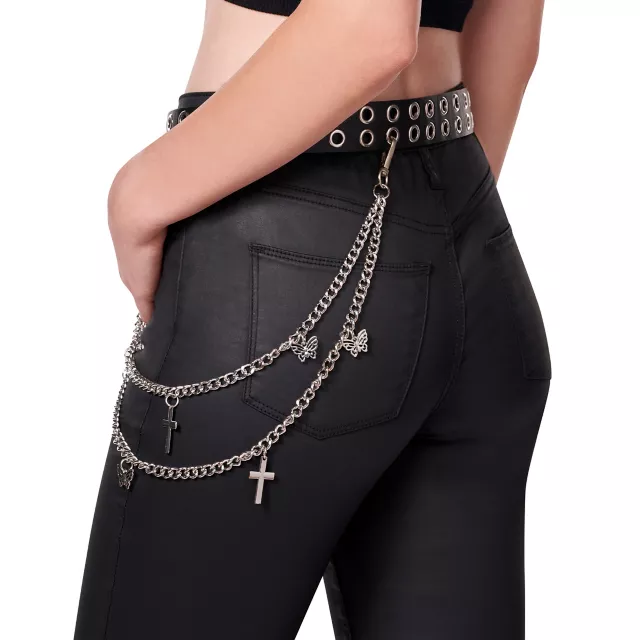 Cross Chain Belt at Spencer's