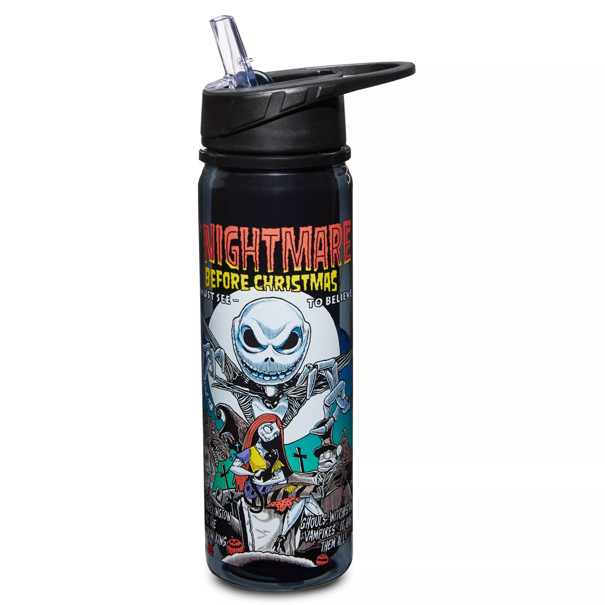 See to Believe Water Bottle 16 oz. - The Nightmare Before Christmas at Spencer's